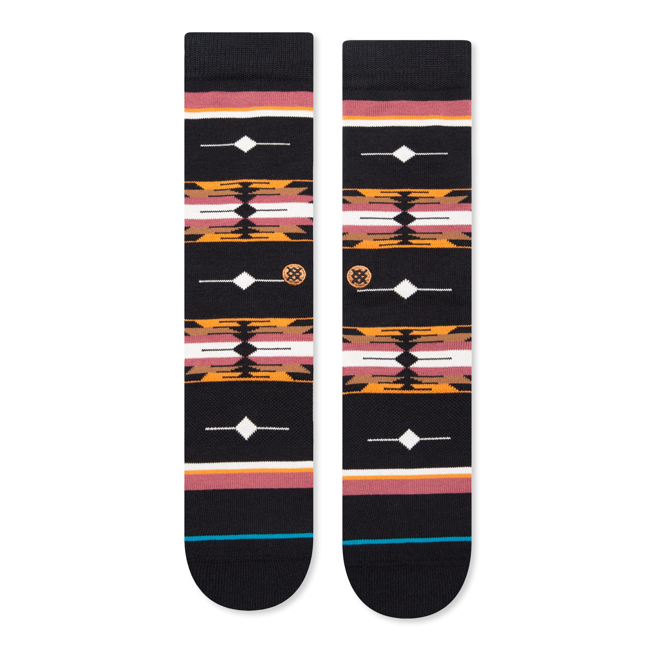 Stance Cloaked Crew Socks (Medium, Washed Black)