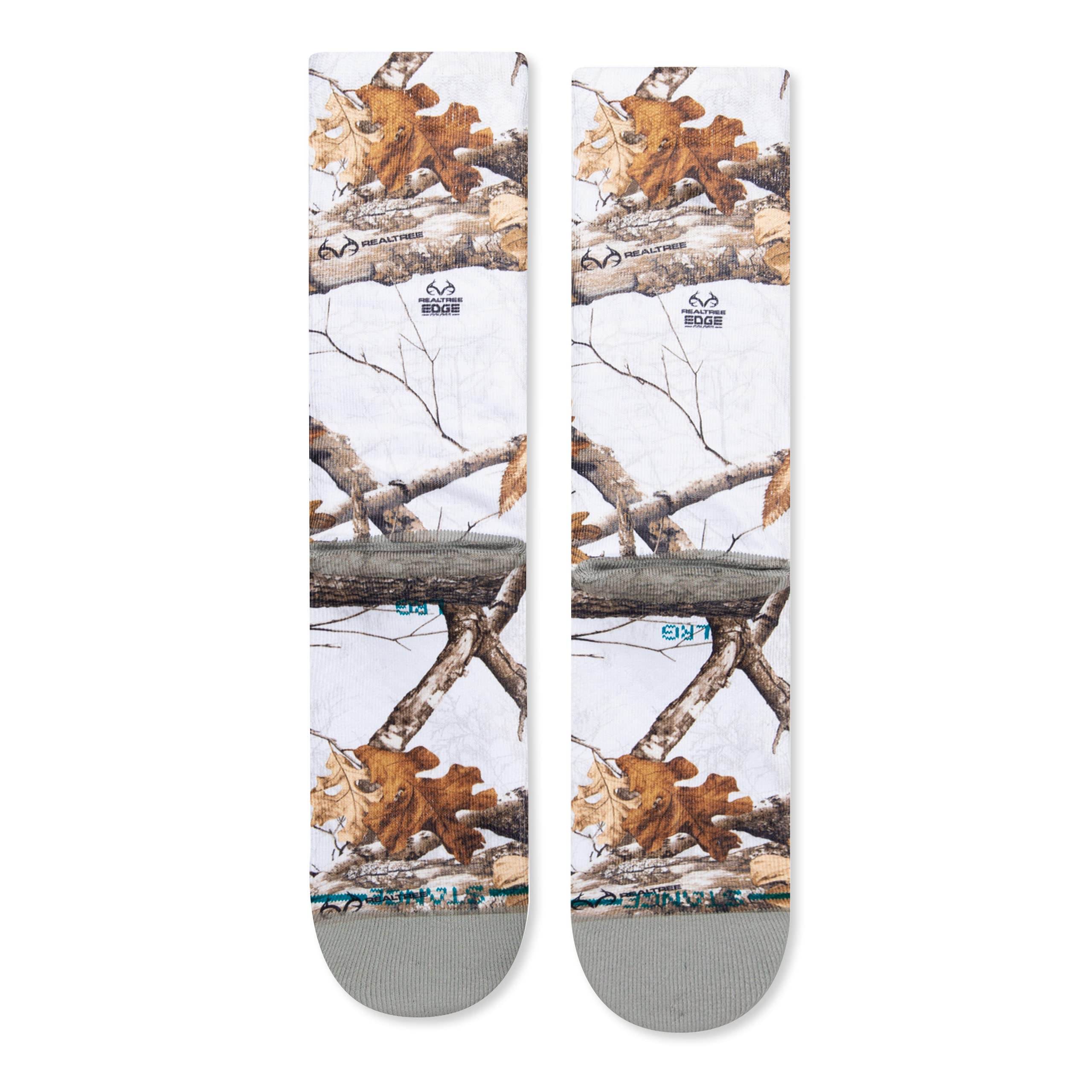 Stance Edge Crew Socks (Medium, White)