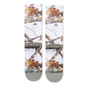 Stance Edge Crew Socks (Large, White)