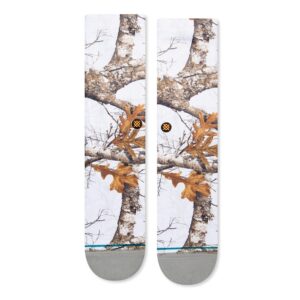 Stance Edge Crew Socks (Medium, White)