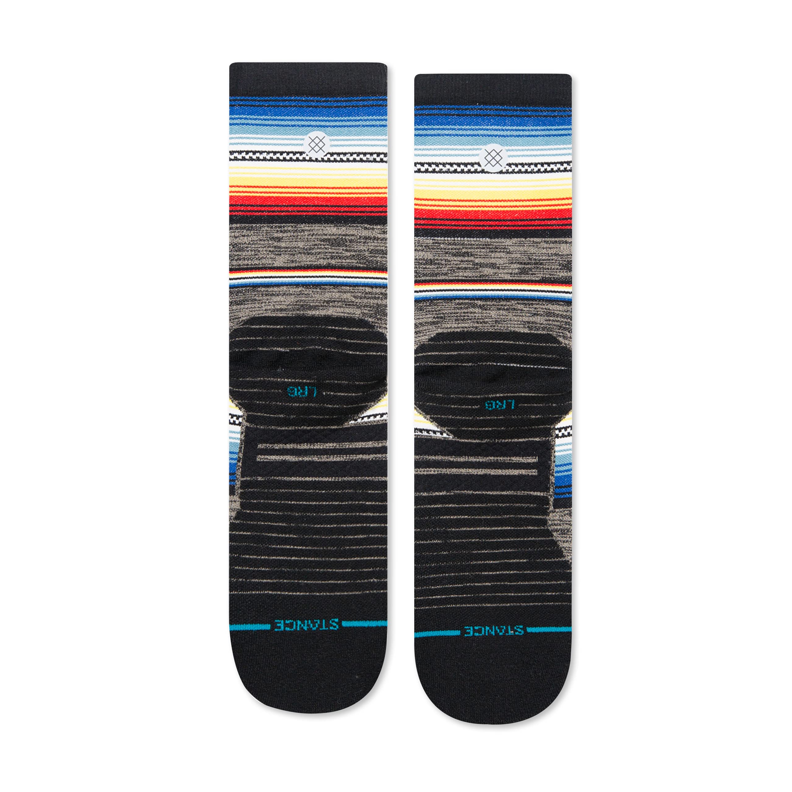 Stance Southbound Crew Light Cushion Run Sock Royal MD (US Men's Shoe 6-8.5, Women's Shoe 8-10.5)