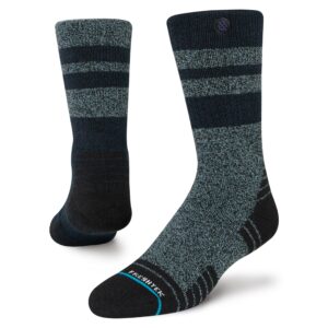 stance sidewinder hiking crew blue md (us men's shoe 6-8.5, women's shoe 8-10.5)