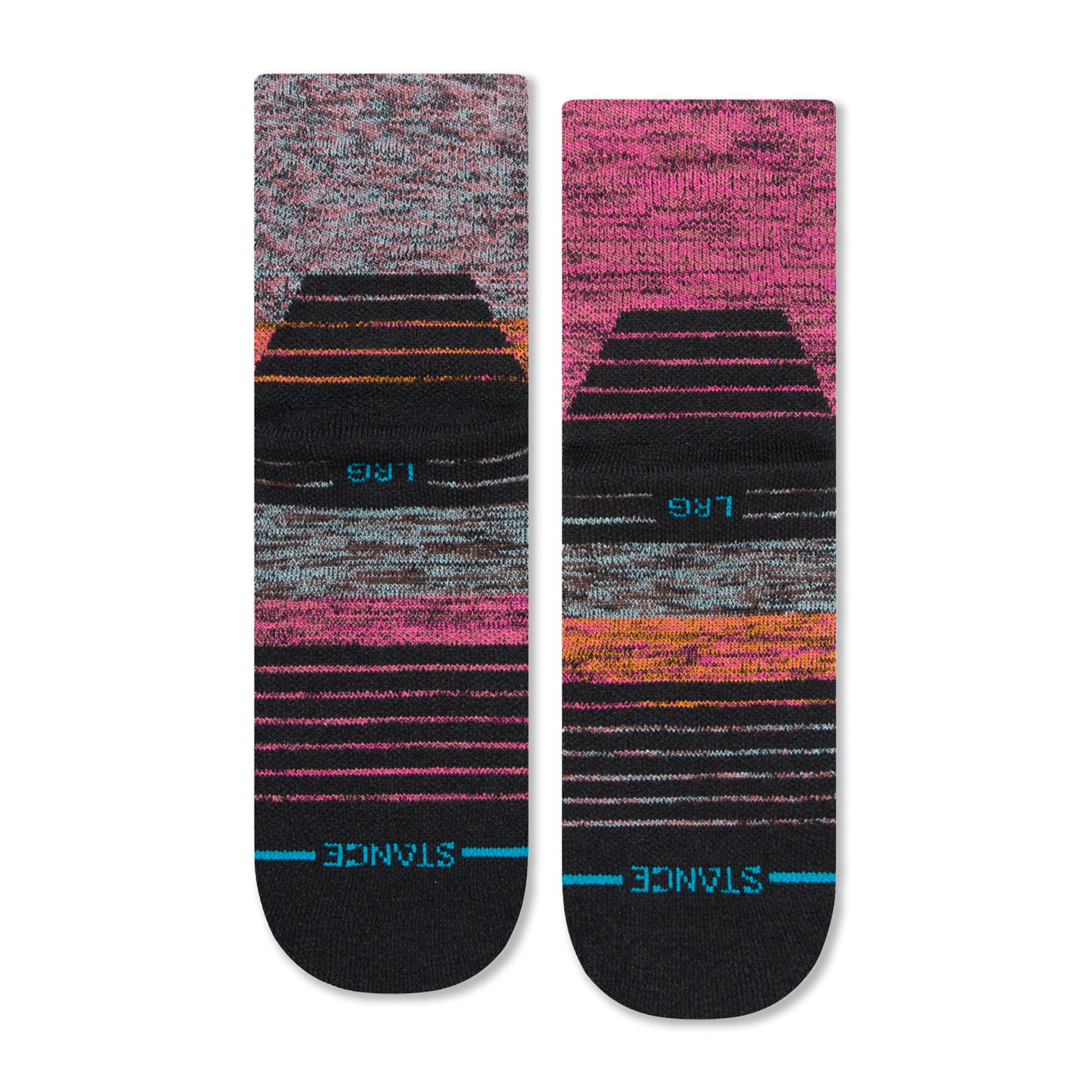 Stance Crossing Paths Quarter Hiking Sock Multi LG (US Men's Shoe 9-13, Women's Shoe 11-14)