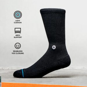 Stance Southbound Crew Light Cushion Run Sock Royal MD (US Men's Shoe 6-8.5, Women's Shoe 8-10.5)