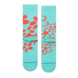 Stance Surf Check By Russ Crew Socks (Large, Blue)