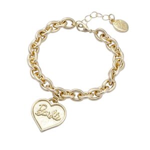 Barbie Chunky Heart Bracelet - Gold