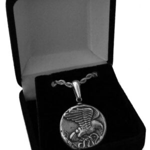 Nike and Eagle, Famous Ancient Greek Coin Pendant and Chain, Goddess of Victory, Very Fast Runner, Greek Mythology S