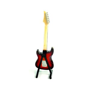 ALANO Mini Musical Ornament brown Electric Guitar model with Stand guitar model (GE93BR-17)