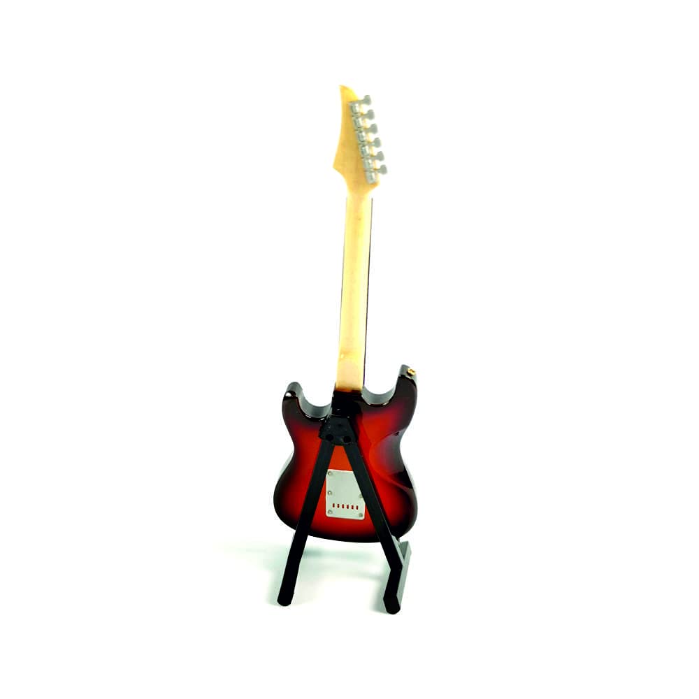 ALANO Mini Musical Ornament brown Electric Guitar model with Stand guitar model (GE93BR-17)