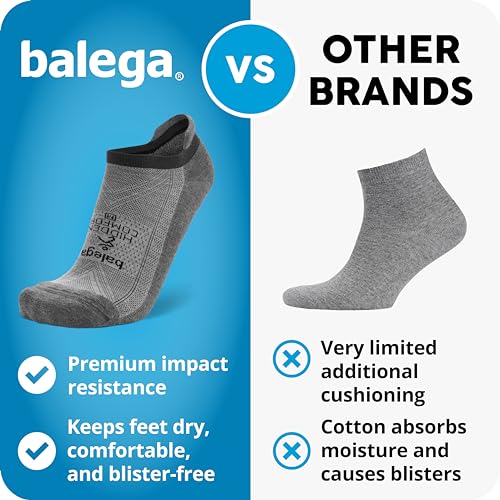 Balega Recycled Hidden Comfort Performance No Show Athletic Running Socks for Men and Women (1 Pair), Mellow Lime/All Terrain - Large (1 Pair)