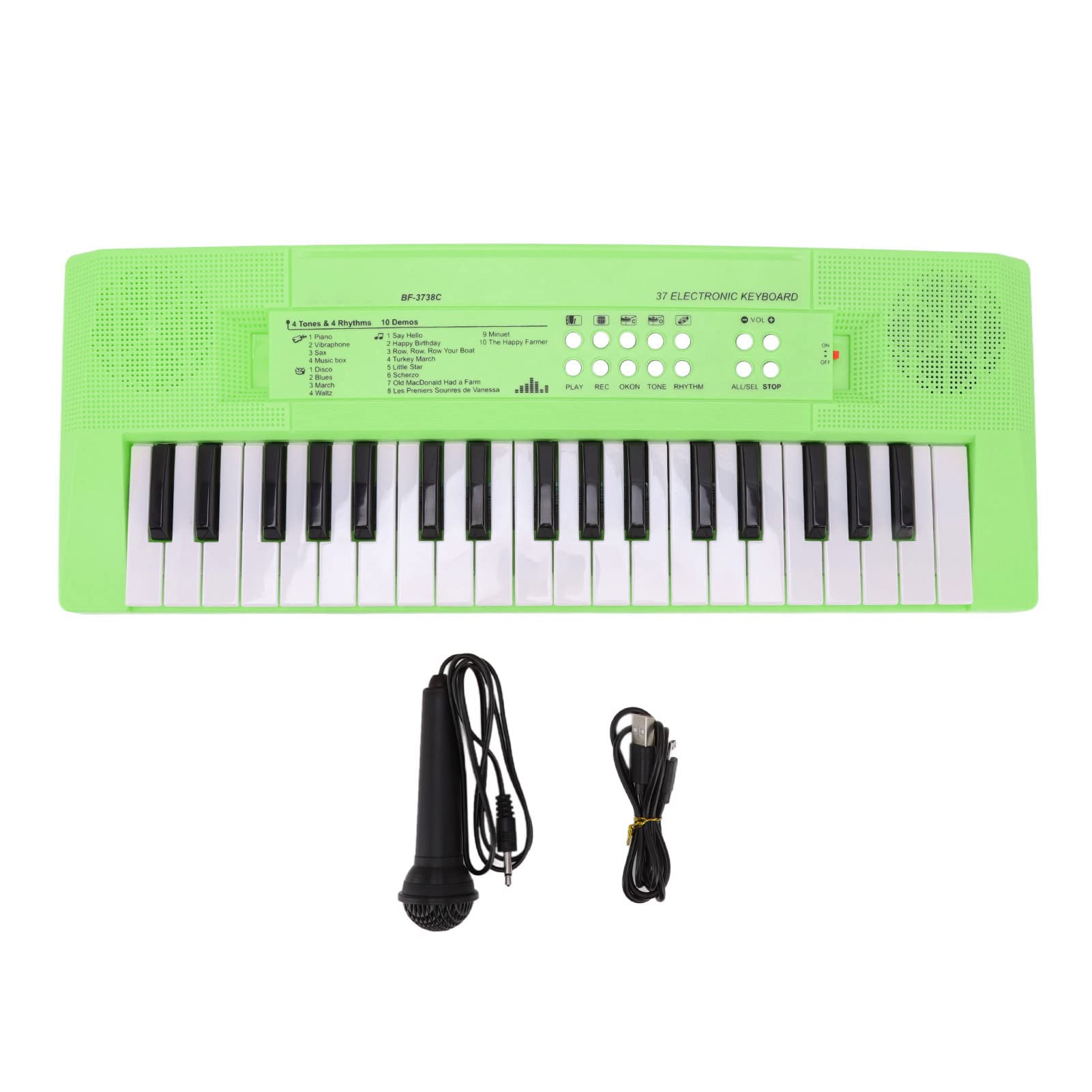 Fun and Educational Kids Piano Keyboard with Microphone | Portable Electronic Keyboard for Beginners | Musical Toy for Christmas and Birthdays