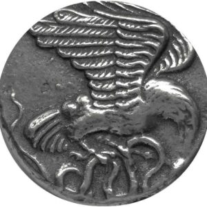 Nike and Eagle, Famous Ancient Greek Coin Pendant and Chain, Goddess of Victory, Very Fast Runner, Greek Mythology S