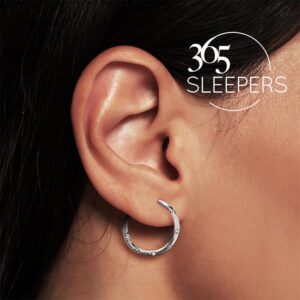 365 SLEEPERS G23 Titanium 16G 8mm 10mm Gem Hinged Hoop Segment Nose Ring Helix Tragus Septum Unisex Earring Body Piercing Jewelry