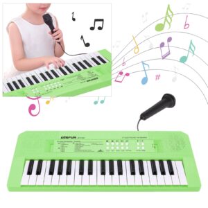 Fun and Educational Kids Piano Keyboard with Microphone | Portable Electronic Keyboard for Beginners | Musical Toy for Christmas and Birthdays