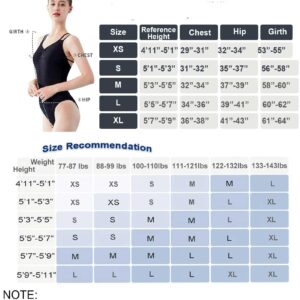 Daydance Adult Dance Leotards for Women Ballet, Gymnastics, Aerial Yoga, Swim