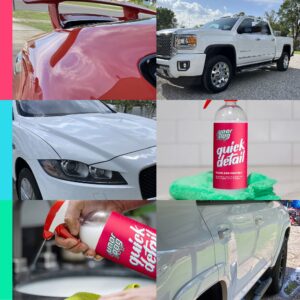 Undrdog Quick Detail, Hydrophobic, Water-Based Cleaner, Spray Wax, Quick Shine, Detail Spray For Vehicles, Motorcycles, Homes or Boats, Available in 16oz, 32oz (32oz)