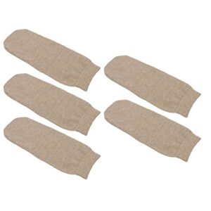 HURRISE 5pcs Protective Amputee Socks for Daily Life, Portable Soft Breathable Elastic Cotton Knee Bk Stump Shrinker M