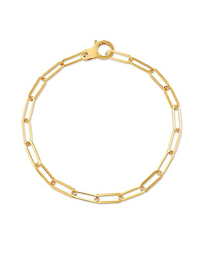 Kendra Scott Large Paperclip Chain Bracelet in 18k Gold Vermeil