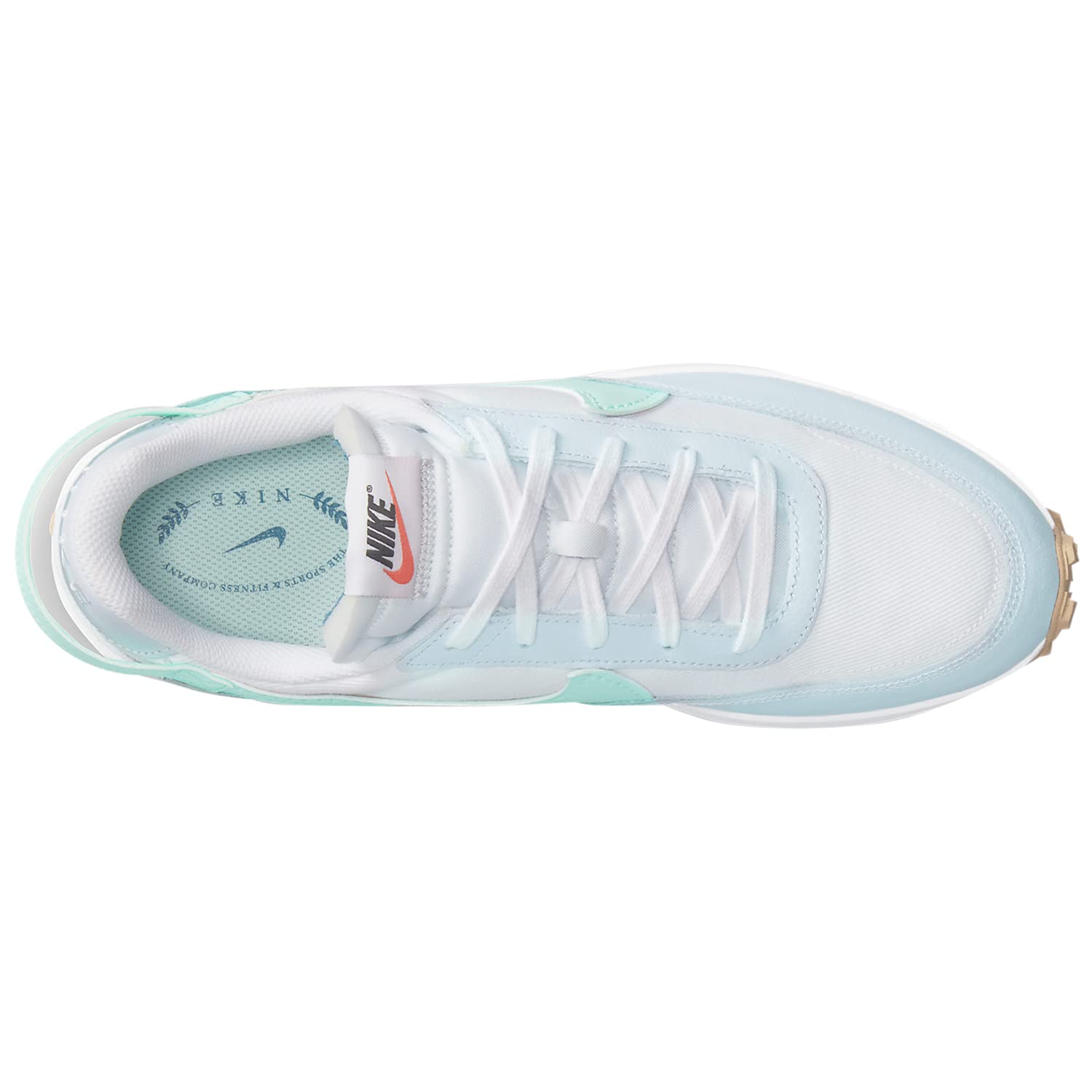 Nike mens Waffle Debut, White/Mint Foam-football Grey, 9.5