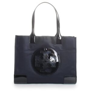 tory burch ella patent small tote, black patent small