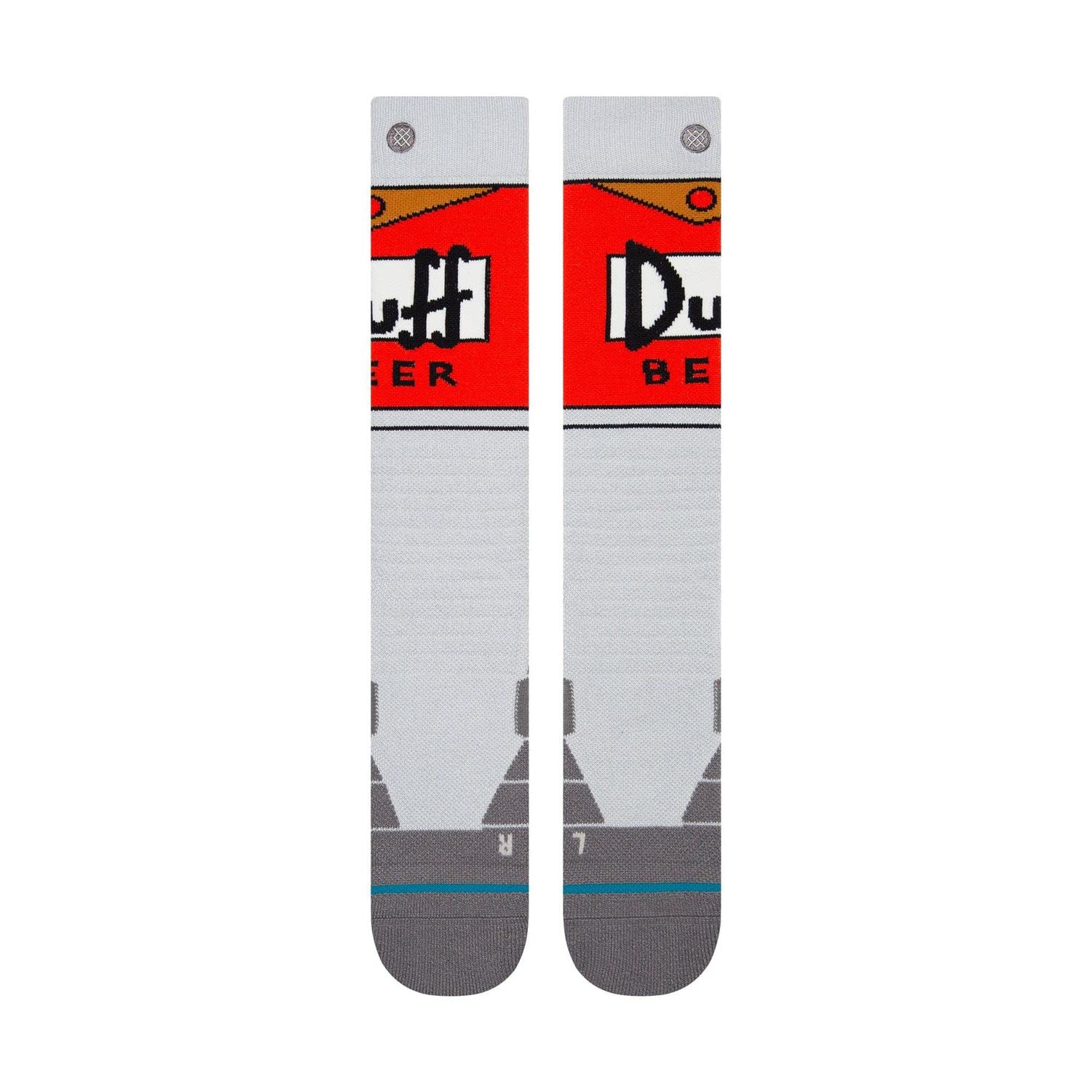 Stance Duff Beer Snow OTC Socks (Medium, Grey)