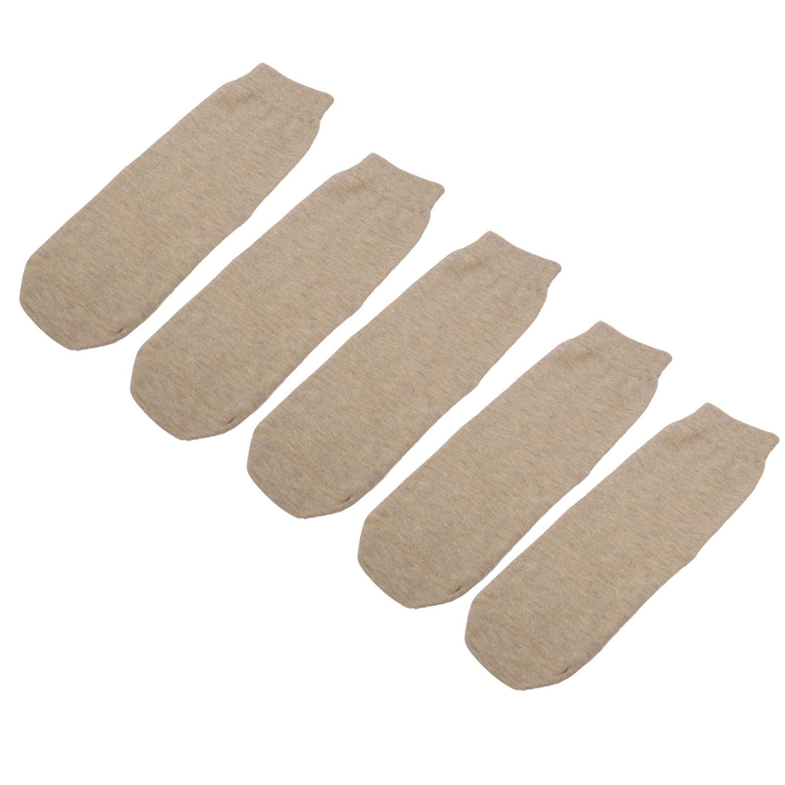 HURRISE 5pcs Protective Amputee Socks for Daily Life, Portable Soft Breathable Elastic Cotton Knee Bk Stump Shrinker M