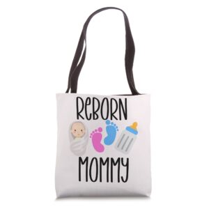 Reborn mommy cute reborn baby mom doll hobby mama kids tee Tote Bag