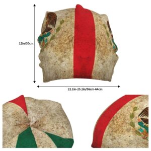 Mexico Flag Beanie Hats Slouchy Knit Hat Womens Men Beach Beanie Caps Mexican Hat for Yoga Sport Travel