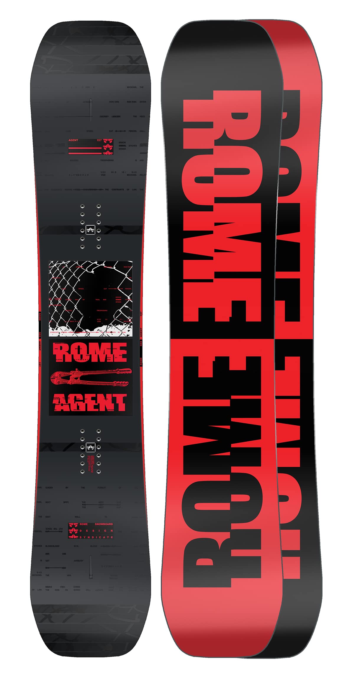 Rome Mens Agent True Twin Snowboard - 2022/2023 Size 151cm