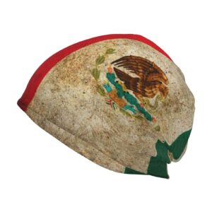 mexico flag beanie hats slouchy knit hat womens men beach beanie caps mexican hat for yoga sport travel