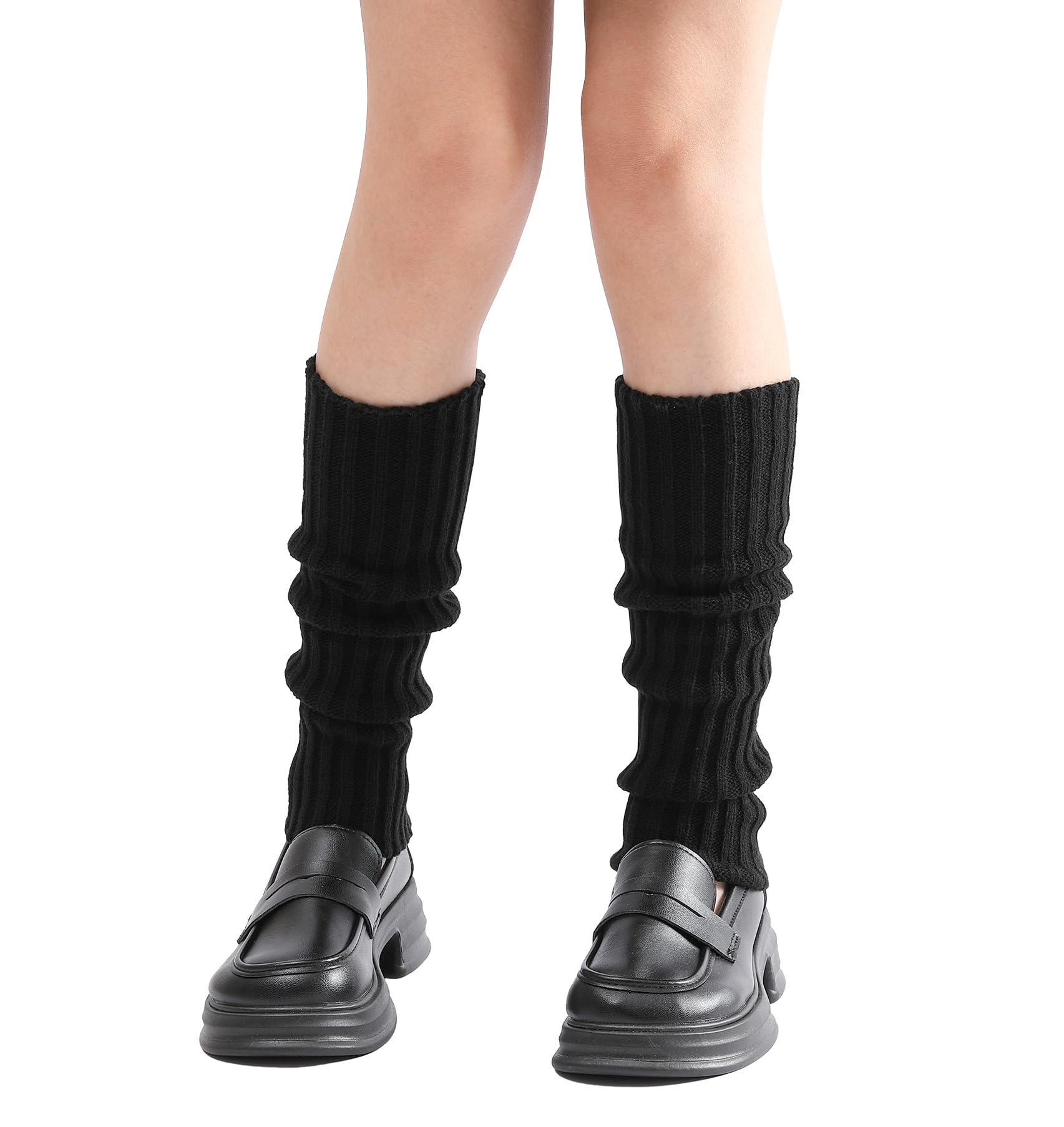 Bevigorio Leg Warmers for Women Black Leg Warmers Goth Ballet Leg Warmers Legwarmers