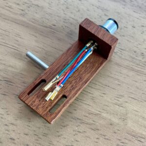 Universal Sapele Wood Cartridge Turntable Headshell w/OFC Lead Wire