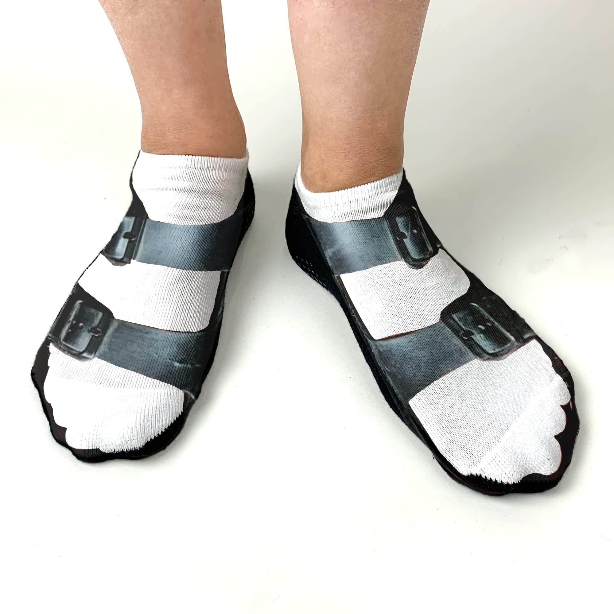 Funny Socks for Men & Women - Classics & Grippy Socks - Fun Socks, Gag Gifts for Adult - Funny Gag Gifts - Women’s Socks in Sandals