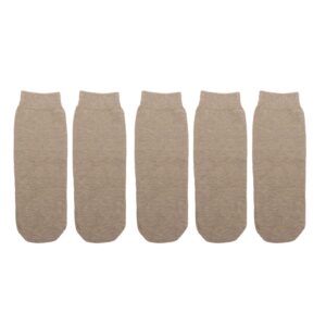 HURRISE 5pcs Protective Amputee Socks for Daily Life, Portable Soft Breathable Elastic Cotton Knee Bk Stump Shrinker M