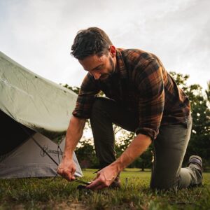 Gazelle Tents T3 Tandem GT350GR Pop-Up Portable Camping Hub Tent, Easy Instant Set up in 90 Seconds, Alpine Green, 6-Person, Family, Overlanding, 82" x 152"