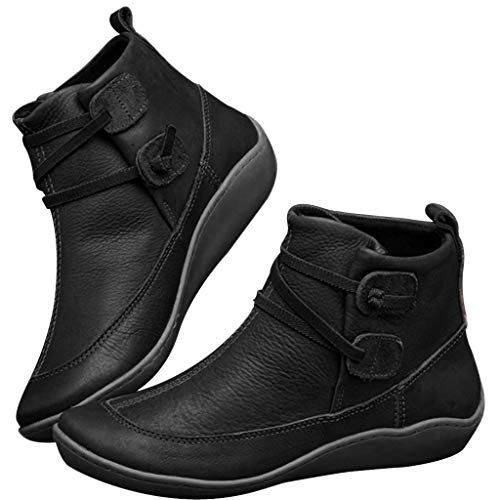 Womens Sandals, Ankle Boots for Women Low Heel Womens Heels Fashion Boots Size 9 Boots Closed Toe Heels Size 5 Trail Boots Slip On Sneakers Women Memory Foam Black