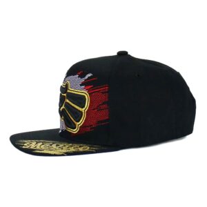 Mexican Hat Snapback Hecho En Mexico Eagle Aguila Flag Flat Bill Baseball Cap (Black - Black Eagle)