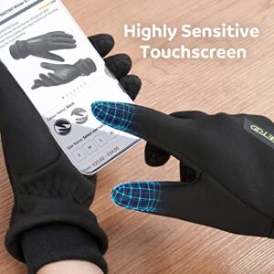 FREETOO Winter Gloves for Women, 2022 Stylish Double Locking Thermal Running Gloves, Warm Waterproof Touchscreen Driving Gloves