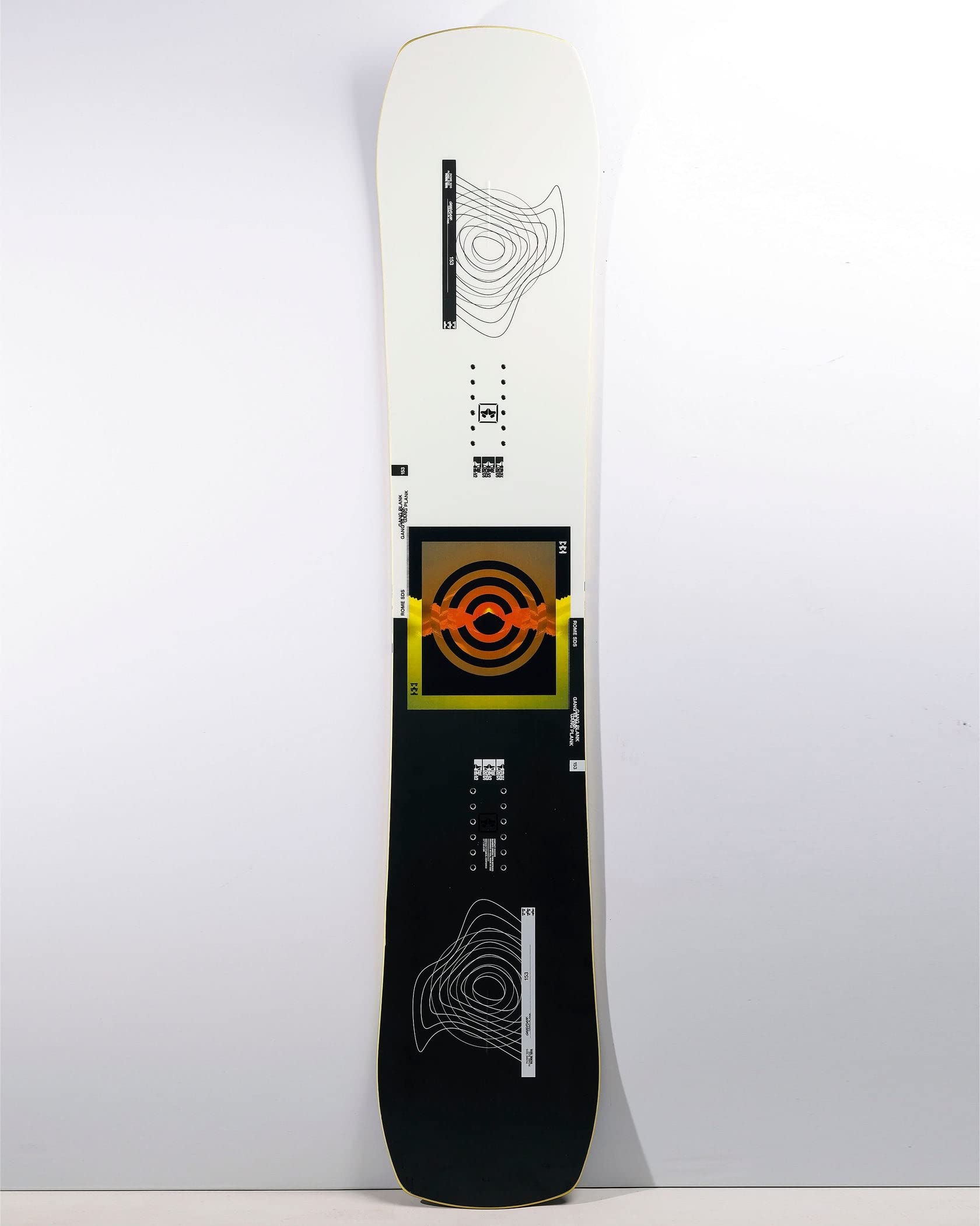 Rome Mens Gang Plank True Twin Snowboard - 2022/2023 Size 156cm