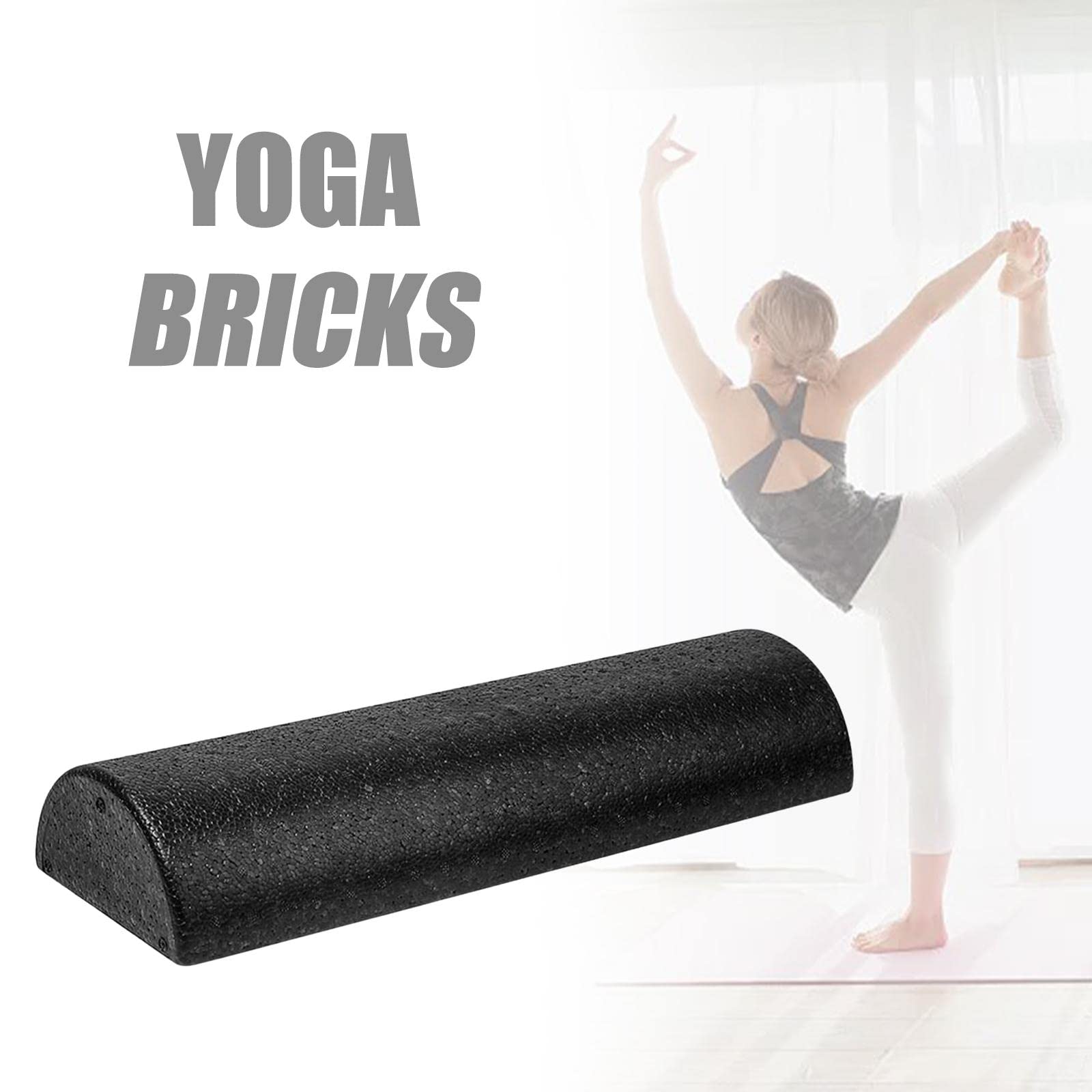 DYNWAVE Yoga Column Roller, Training, High Density, Yoga Brick Half Foam Roller, for Yoga Exercise, 457.5cm