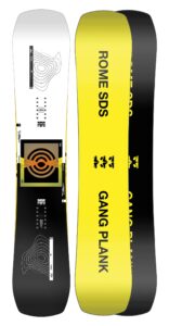 rome mens gang plank true twin snowboard - 2022/2023 size 156cm