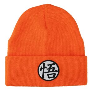 Dragon Ball Z 2-Pack Orange and Black Cuff Beanie Combo