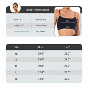 YUNOGA Women's Y Back Sports Bra Padded Racerback Spaghetti Thin Strap Support Workout Yoga Bra Regular (XS, Chinois Green)