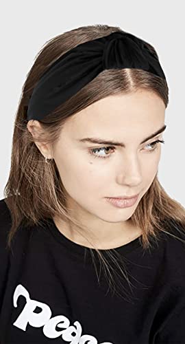 YETASI Velvet Black Headbands Women, Headbands Girls Headbands Trendy, Womens Headbands are Knotted Headbands for Women's Hair, Cute Headbands for Women, Top Knot Fashion Designer Headband