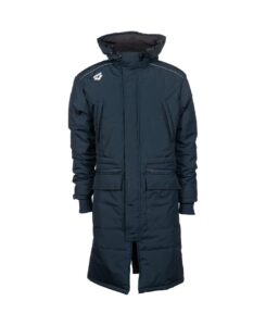 arena standard team unisex solid parka, navy, xx-small