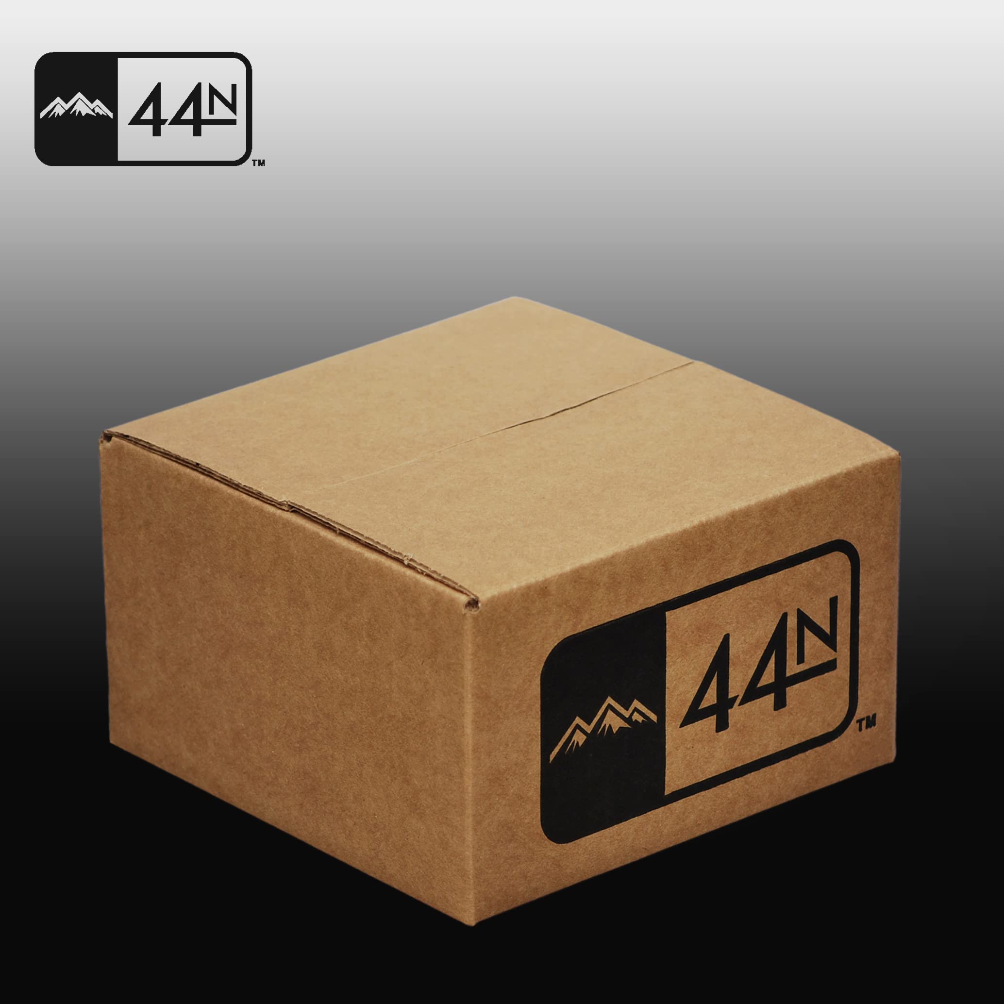 44N, Snapback Trucker Hat, Outdoors (Heather Grey/Black)