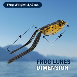 Reaction Tackle Hollow Body Frogs 2.5" - Swamp Frog #25