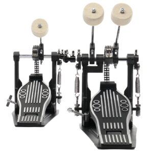 Ktaxon Double Bass Drum Pedals, Double Chain Drum Step on Hammer for Drum Set and Electronic Drums