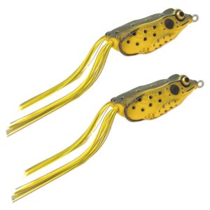 reaction tackle hollow body frogs 2.5" - swamp frog #25