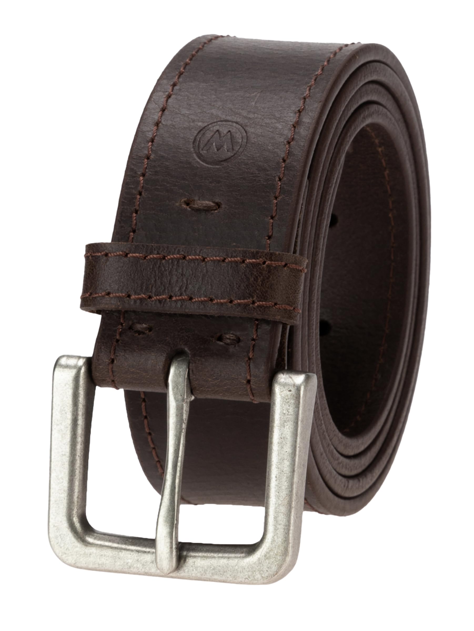 Wrangler Men’s Leather Country Casual Every Day Dress Belt for Jeans, Khakis Brown 34